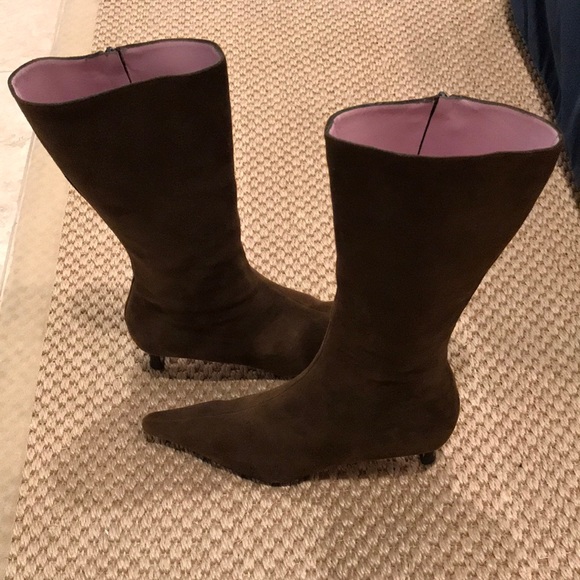 Jane Brown Suede Boots - Picture 2 of 7